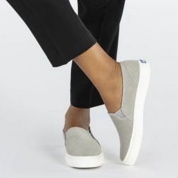 Womens Keds Double Decker Perf Suede Slip On Sneaker, Size 9.5B, Taupe - Picture 10 of 11